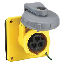 Load image into Gallery viewer, Watertight Pin and Sleeve Receptacle: 20 Amps - Plugs and Receptacles