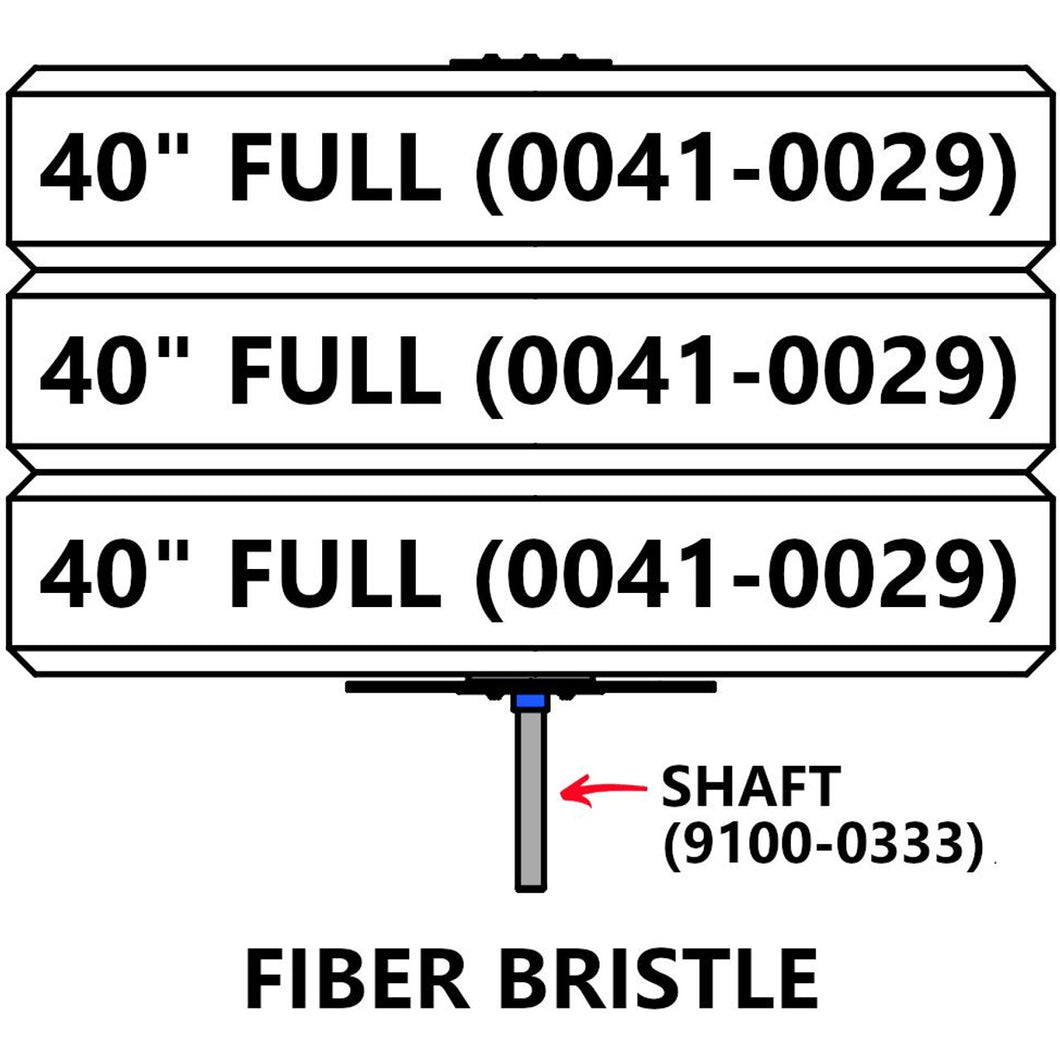 BRUSH ROCKER PANEL ECO MOTION FIBER HUB STYLE (UNIVERSAL)