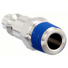 Load image into Gallery viewer, SPEEDAIRE Quick Connect Hose Coupling: 1/4 in Body Size, 1/4 in Hose Fitting Size, MNPT, Male
