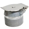 Steel Inlet Valve for Central Vacuum Systems - 2 in. MPT x 1 1/2 in. Hose