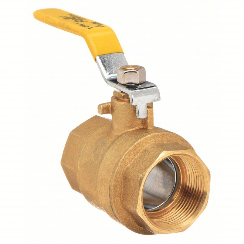 2 in Pipe, Full, 600 psi CWP, 0° to 400°F, Lever Handle, Female NPT, FNPT x FNPT