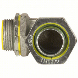 Liquid-Tight Conduit Fitting: Steel/Iron, 3/4 in Trade Size, Insulated, 90° Elbow