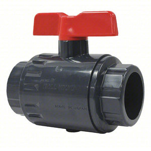 ASAHI Ball Valve: 1 in Pipe, 1 in Tube, Full, 150 psi CWP, 30° to 120°F, Tee Handle, Thread, Thread