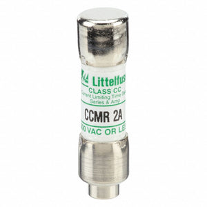 LITTELFUSE UL Class CC Fuse: Time Delay, 2 A, CCMR, 1-1/2 in L x 13/32 in dia Fuse Size