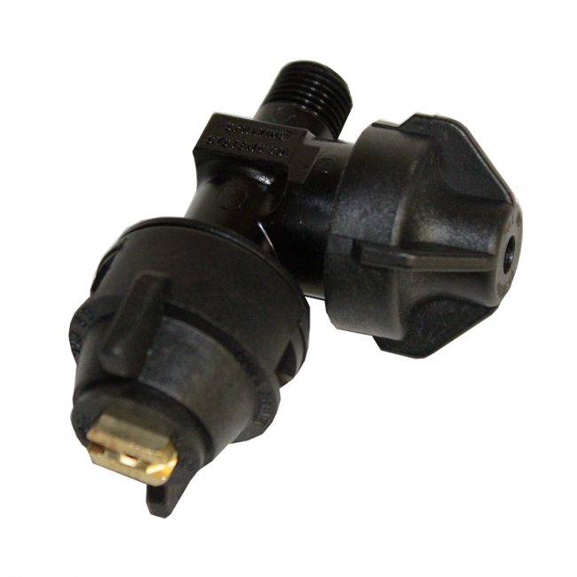 NOZZLE 5020 BLACK PLASTIC CHECK VALVE ASSEMBLY COM...