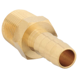 Brass Hose Barb w/ Straight Fitting, 3/8