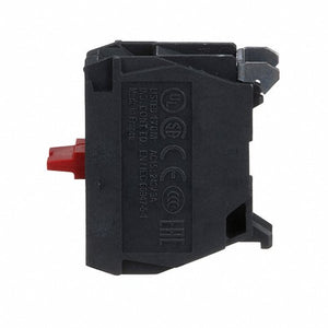 Contact Block: 22 mm Size, Control Station, 1NC, 10A @ 600V AC, Momentary