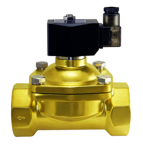 2in BRASS N.C. VALVE 110V DIN